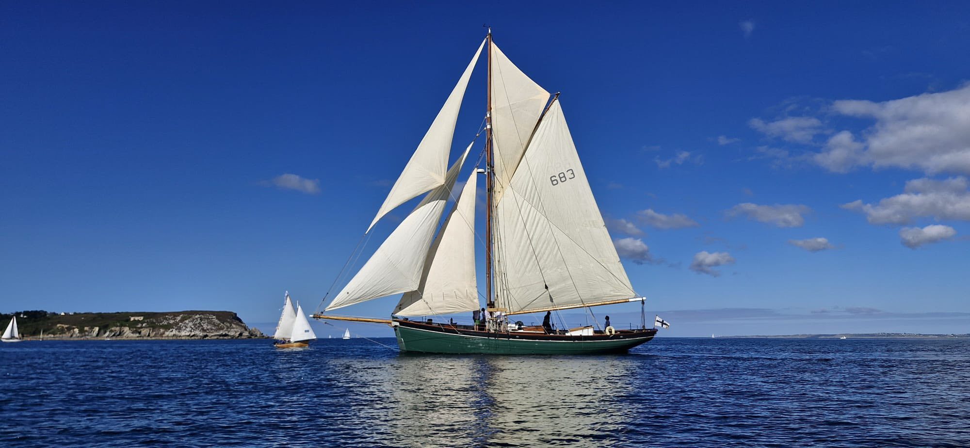 Voiles de Pegasus, vieux gréement basé à Camaret